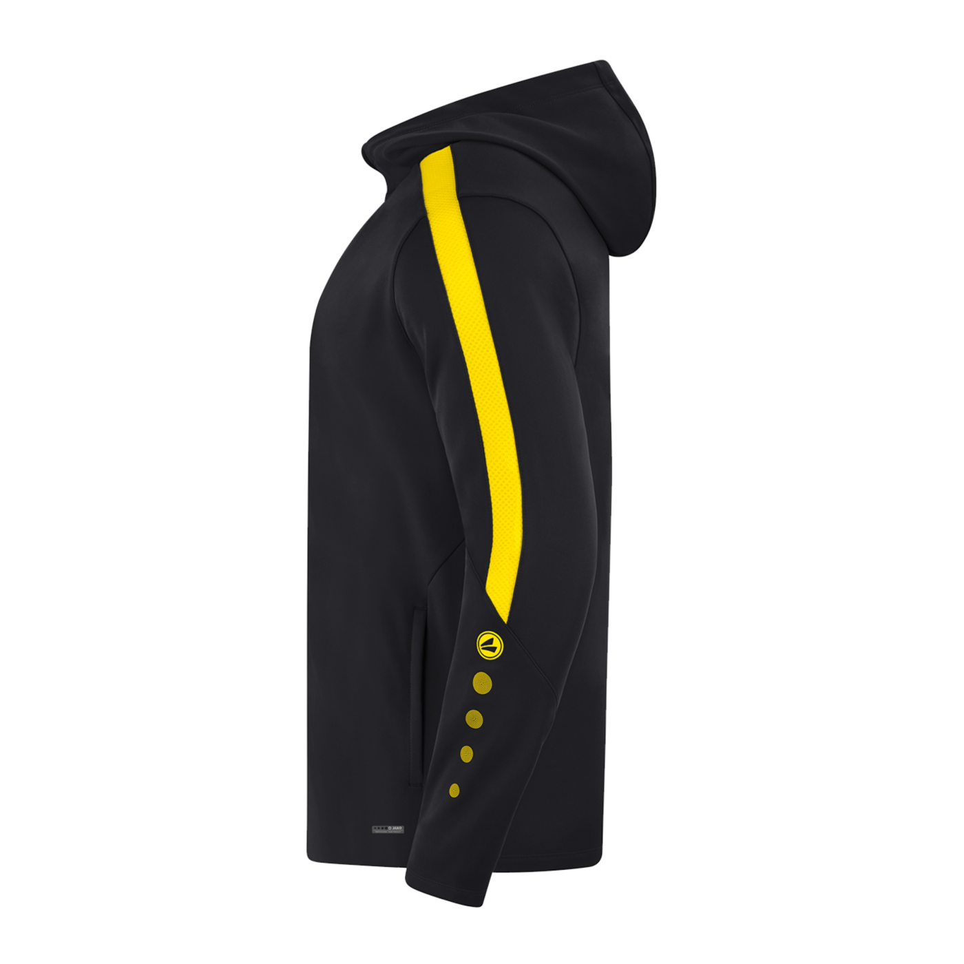 JAKO Power Kapuzenjacke Schwarz Gelb F803