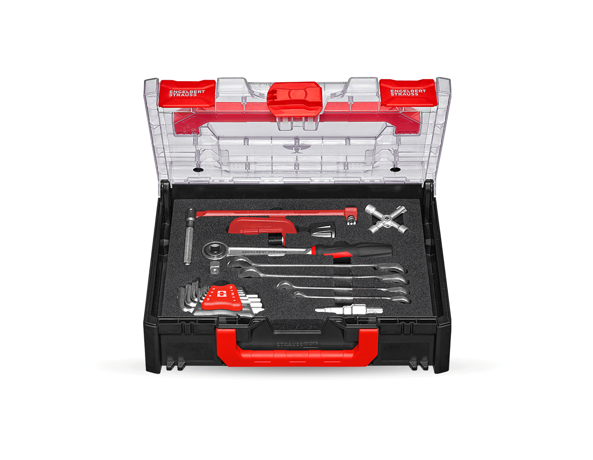 STRAUSSbox Werkzeug-Set 118 Sanitär
