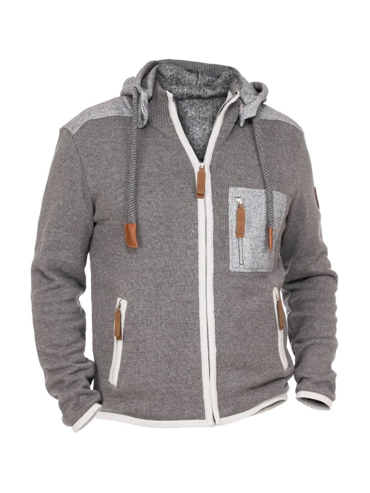 Almgwand Strickjacke GIPFELALM in anthrazit günstig kaufen