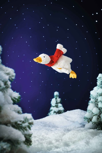 Cosy Christmas Gilda Gans, 26 cm, weiß