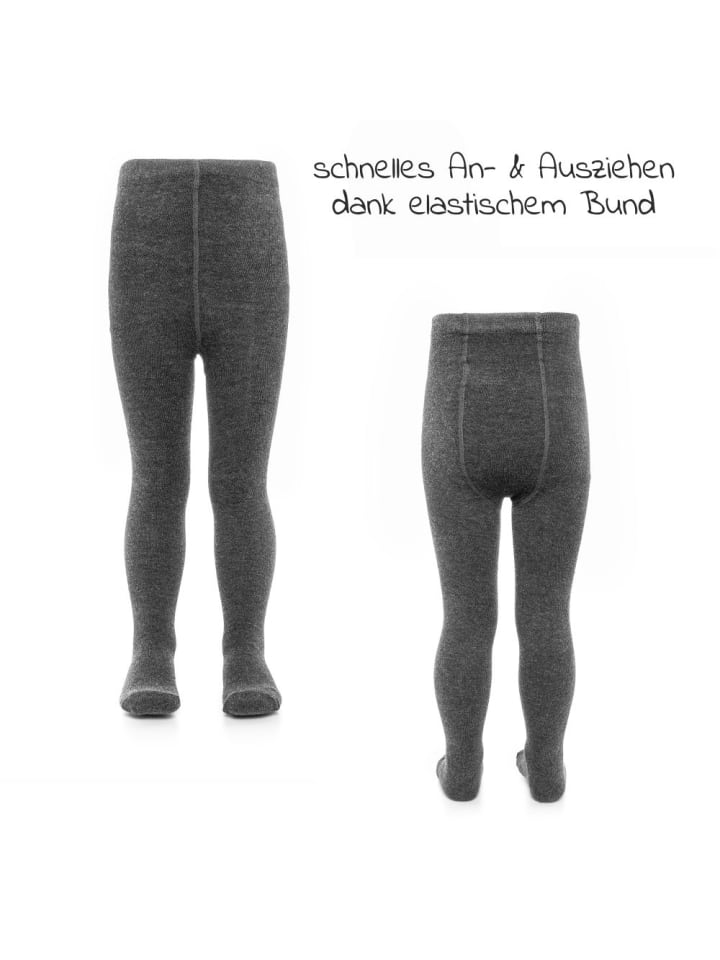 LaLoona Strumpfhose 2er Pack - Dunkelgrau - in grau günstig kaufen