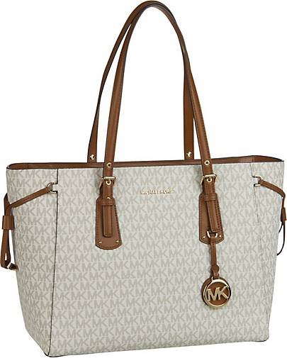 Michael Kors Handtasche Voyager Medium MF TZ Tote MK Signature