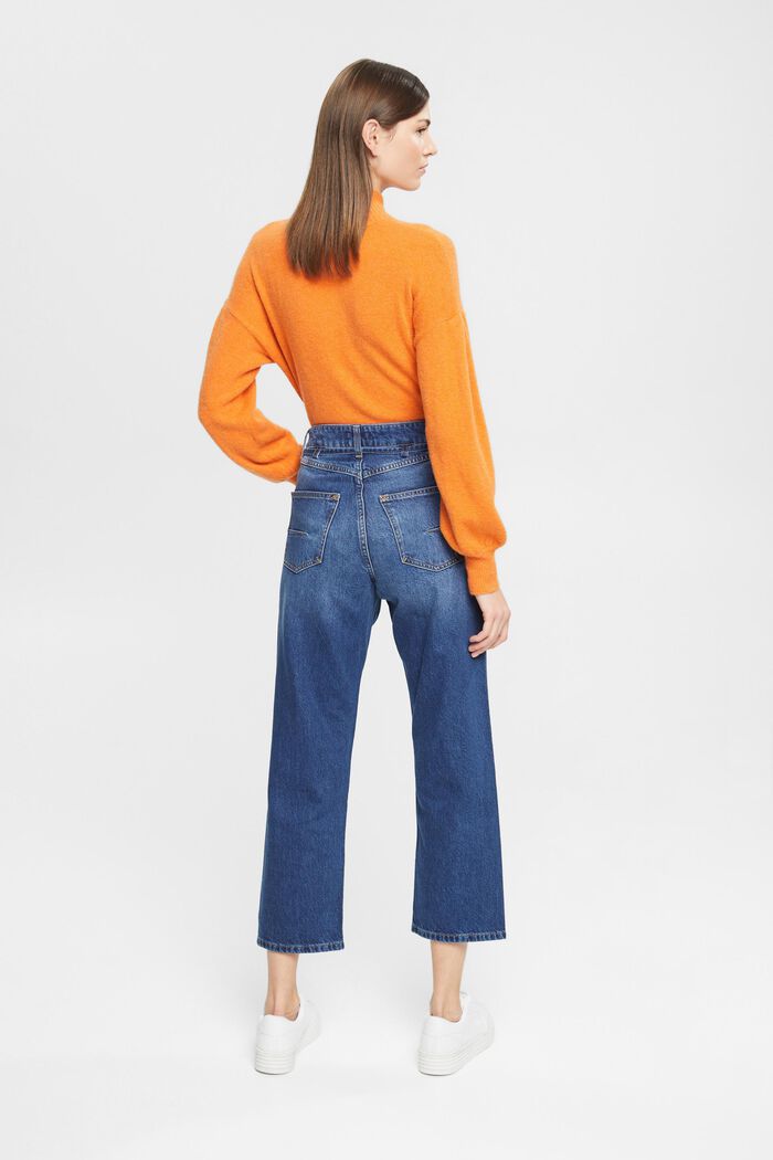 High-Rise-Jeans im Dad Fit mit passendem Gürtel