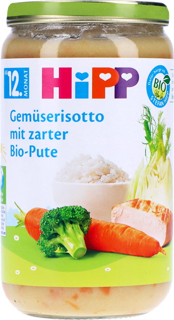 HiPP Bio Gemüserisotto mit zarter Bio-Pute
