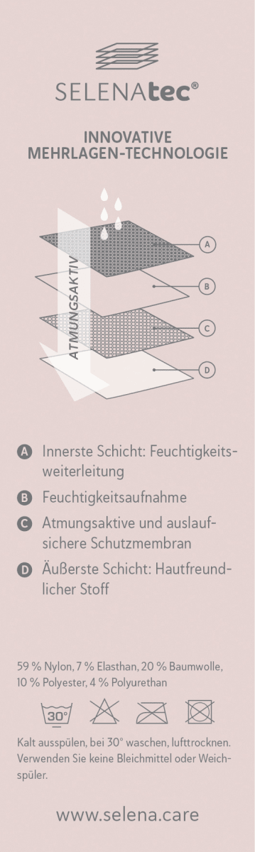 Periodenunterwäsche Hipster schwarz Gr. M, 1 St