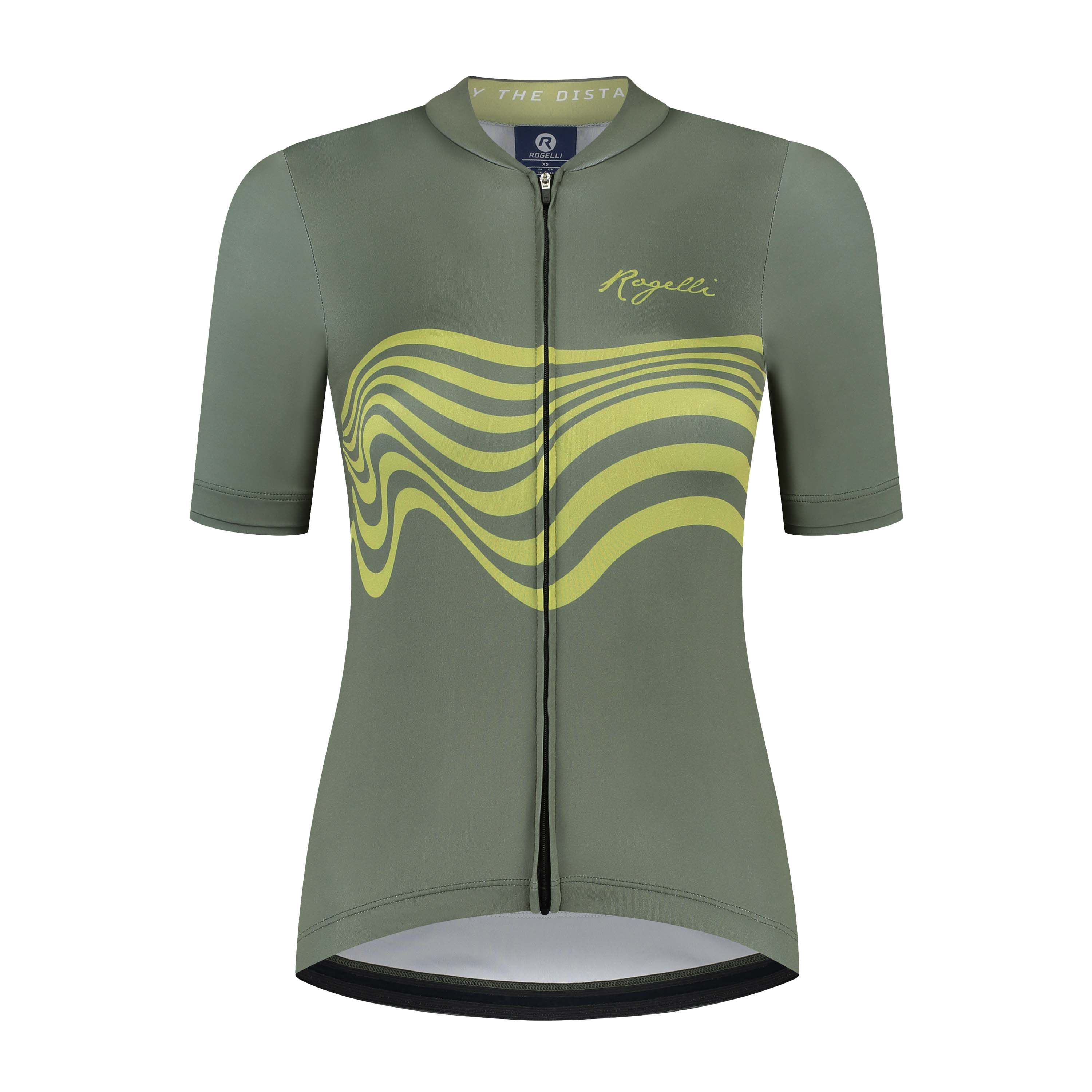Rogelli Diaga Grün Damen Radtrikot Kurzarm