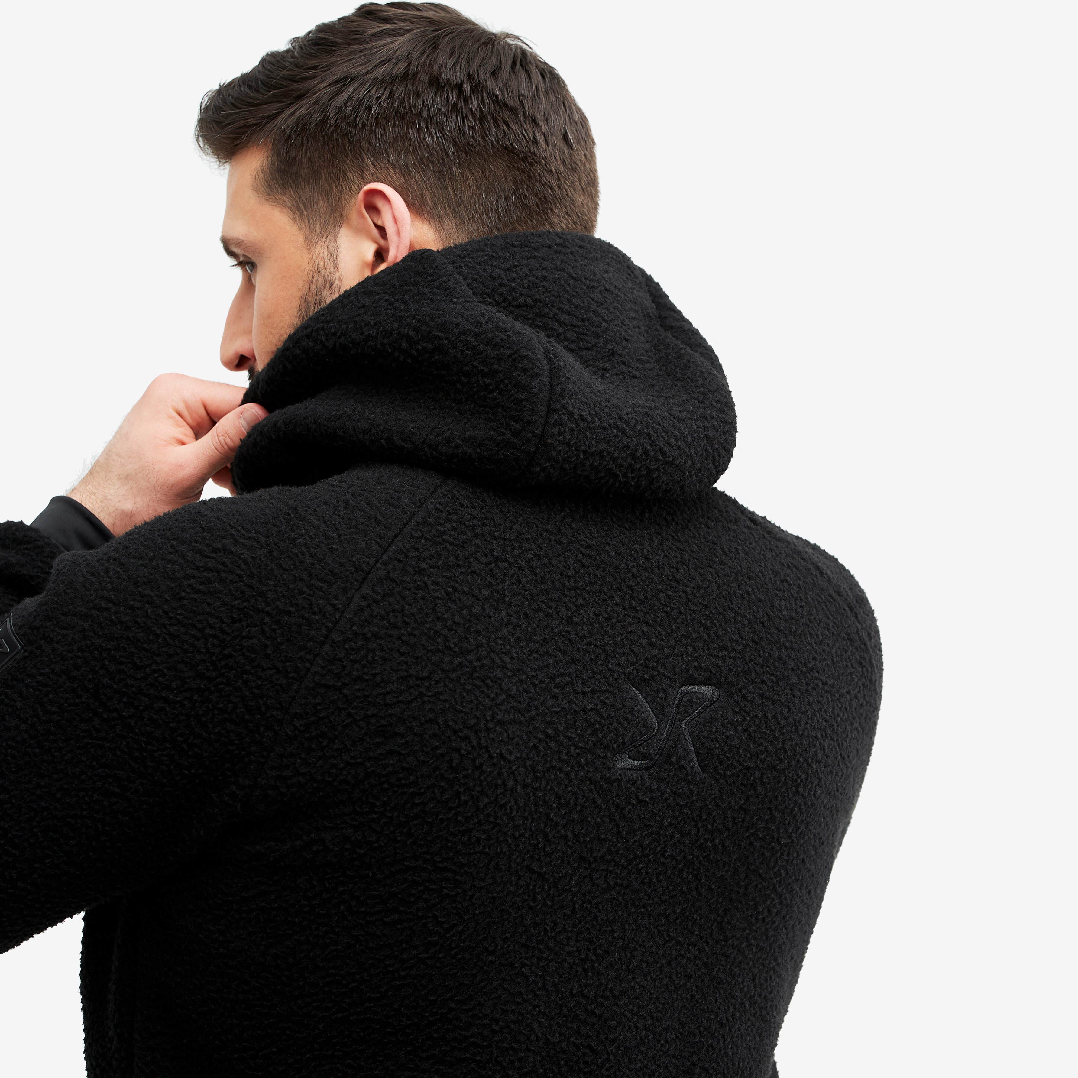 Sherpa Hoodie Homme Caviar