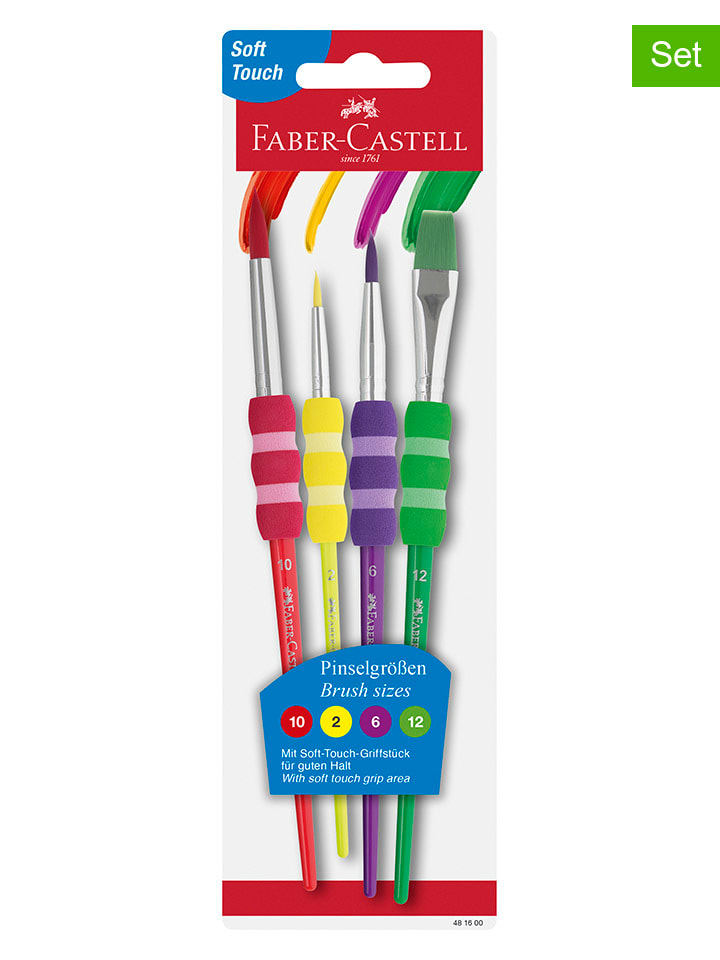 Faber-Castell 2er-Set: Pinsel - 2x 4 Stück günstig kaufen onesize