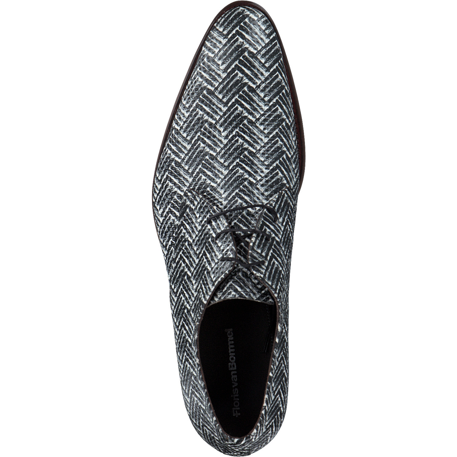 Floris van Bommel 30149, Klassische Halbschuhe, Herren, White-black