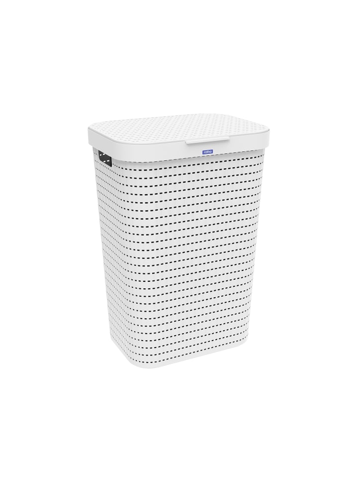 Rotho Country Wäschesammler 55l in Weiß günstig kaufen onesize