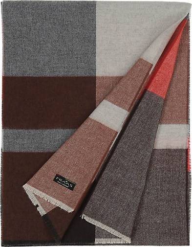 FRAAS Sustainability Edition - Cashmink-Schal mit Blockstreifen - Made in Germany