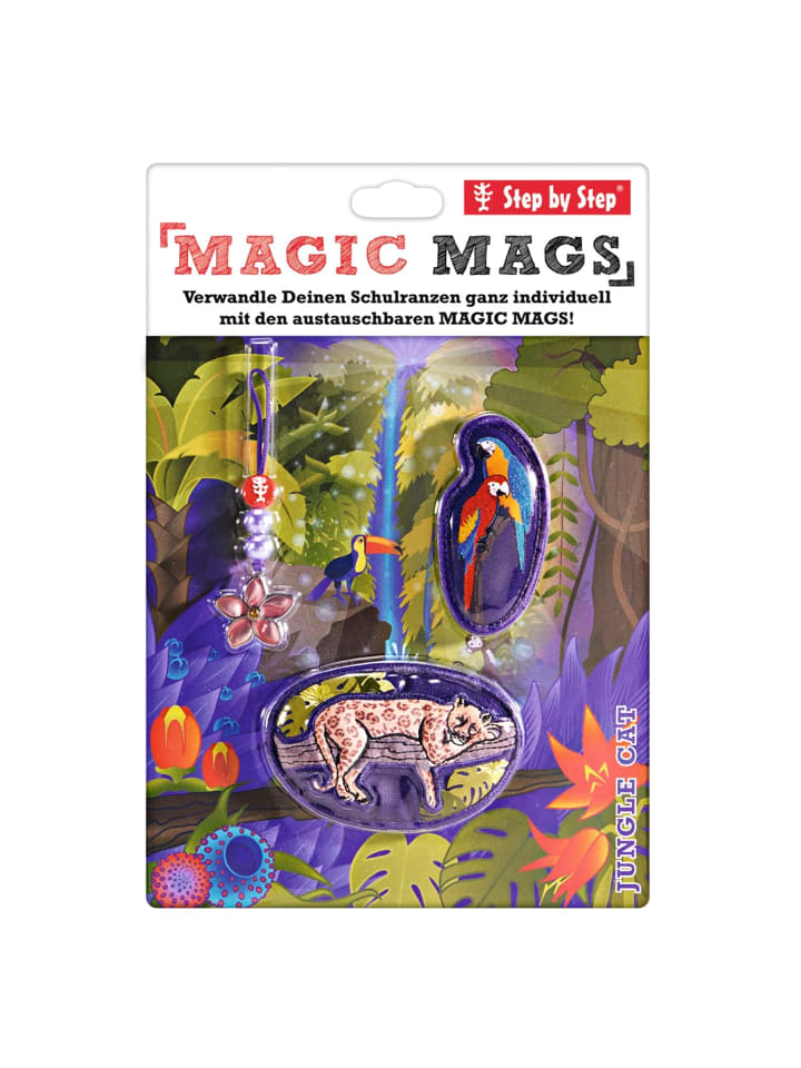Step by Step Ranzen-Zubehör-Set MAGIC MAGS in Jungle Cat günstig kaufen onesize