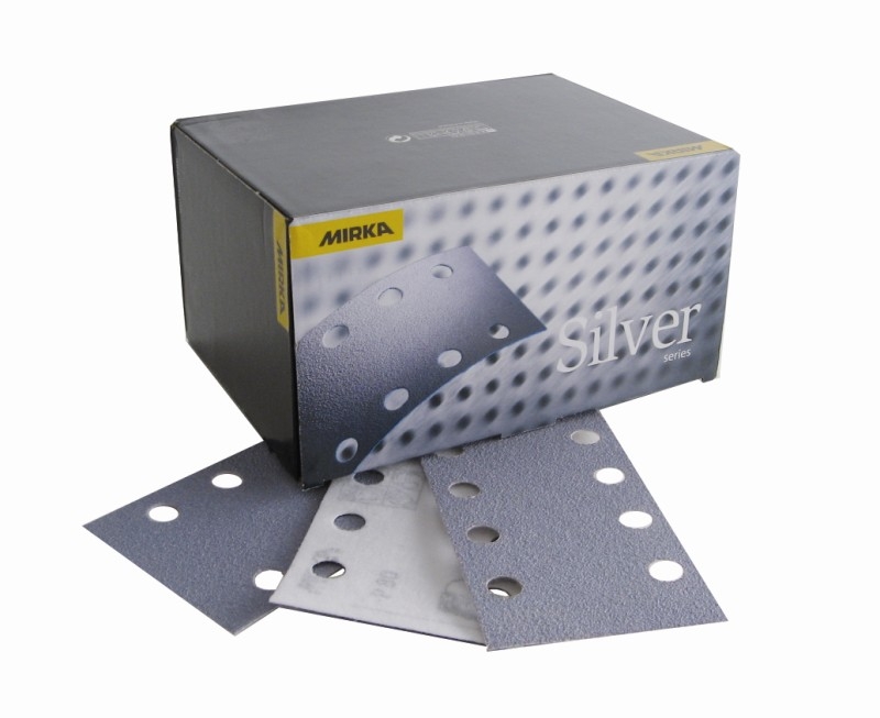 Mirka Dodaci 3668809912 Q-Silver brusni papir 81 x 133 mm čičak P120 100 komada