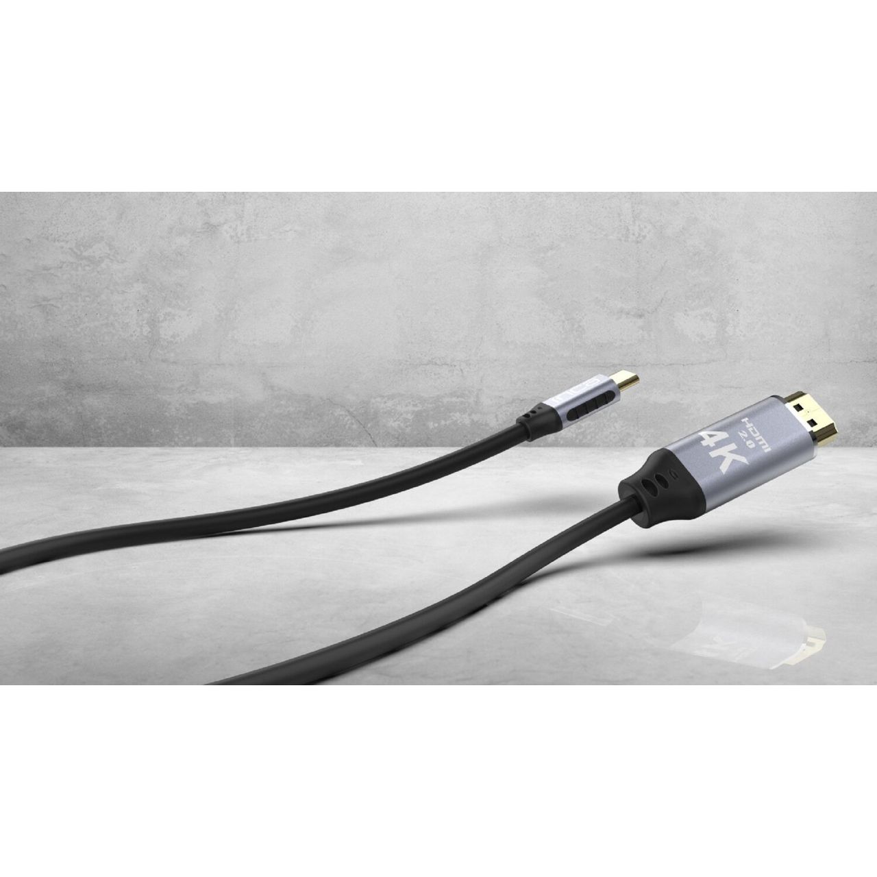 Inca 2m 4K HDMI-Kabel: Brillante Bildübertragung, Abwärtskompatibilität, Typ-C zu HDMI, Goldspitze