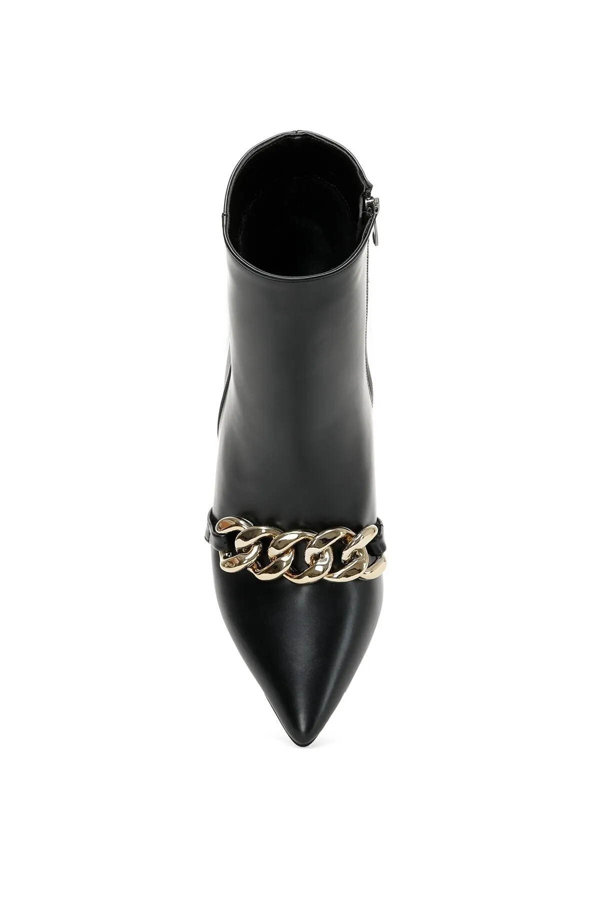 İnci  Eva 2pr schwarze Damenstiefel mit Absatz