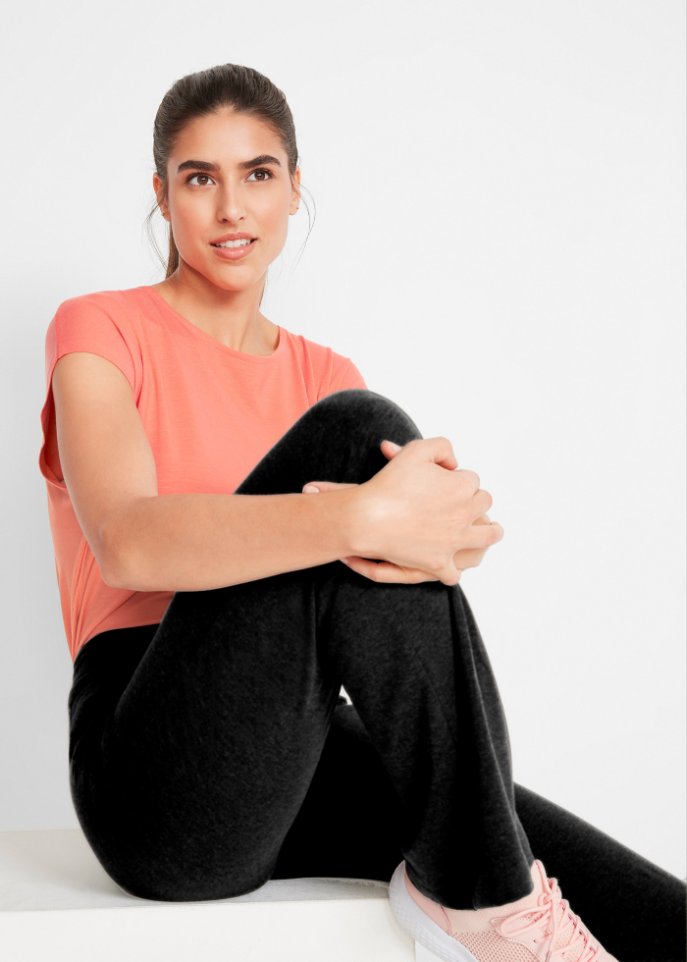 Baumwoll-Sporthose, Bootcut (2er Pack)