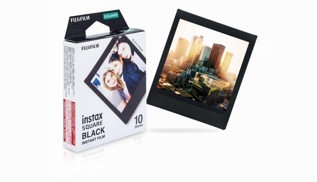 FUJIFILM Fujifilm Instax Square Film Black Frame Sofortbildkamera