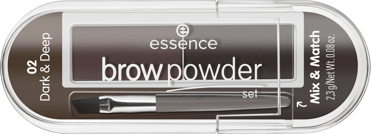 Augenbrauenpuder Set Mix & Match 02 Dark & Deep, 2,3 g