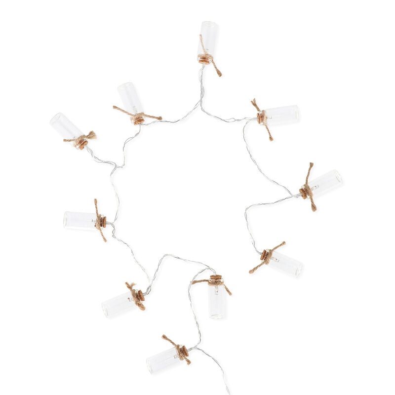 Guirnaldas de luces LED con recipientes de vidrio