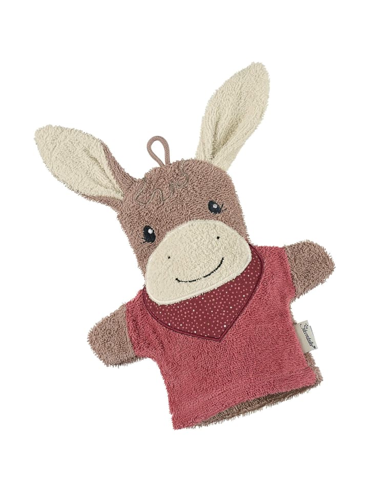 Sterntaler Waschhandschuh ESEL Emmily in hellrot günstig kaufen onesize
