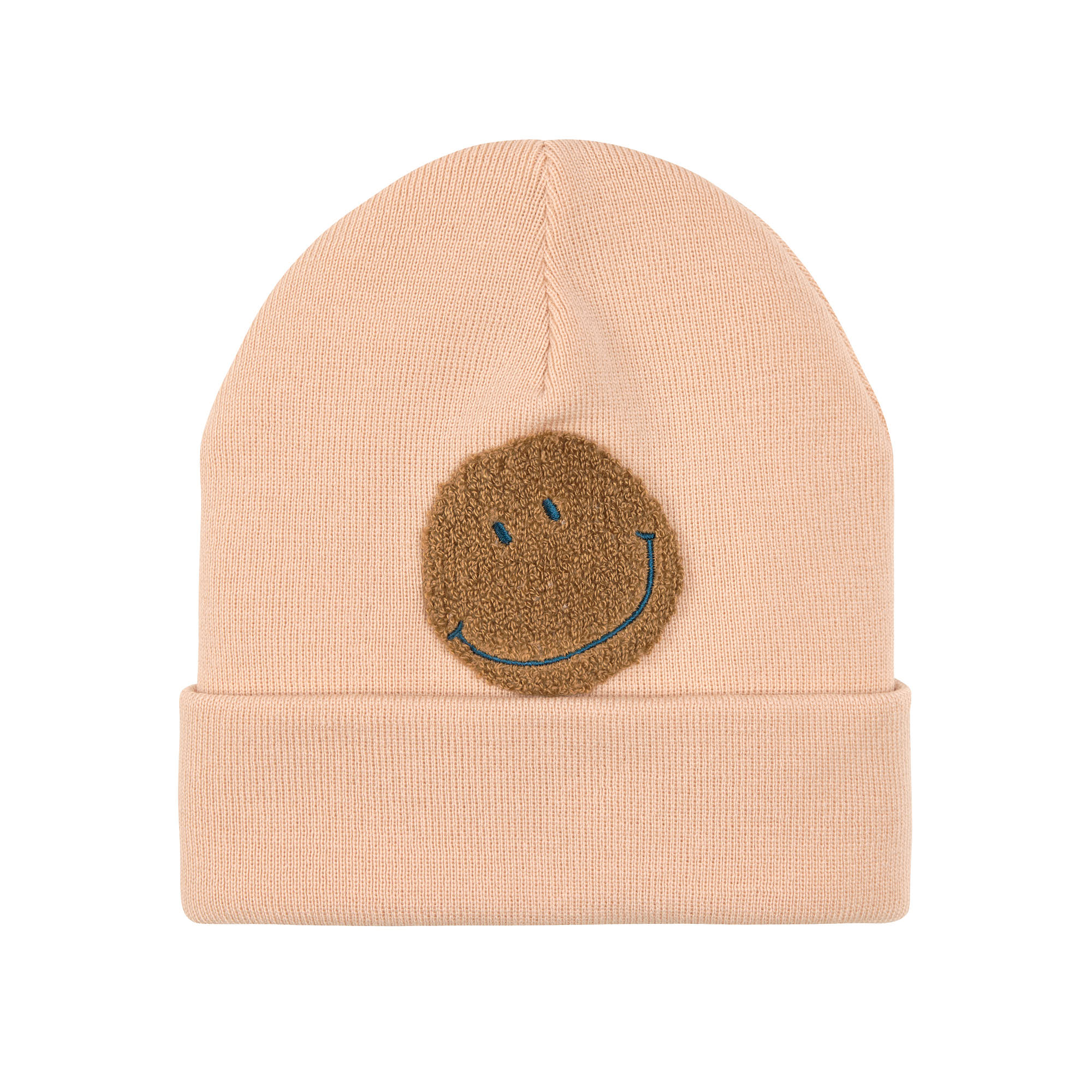 Beanie Mütze Kinder - Merino Wolle, Little Gang, Smile Rosa