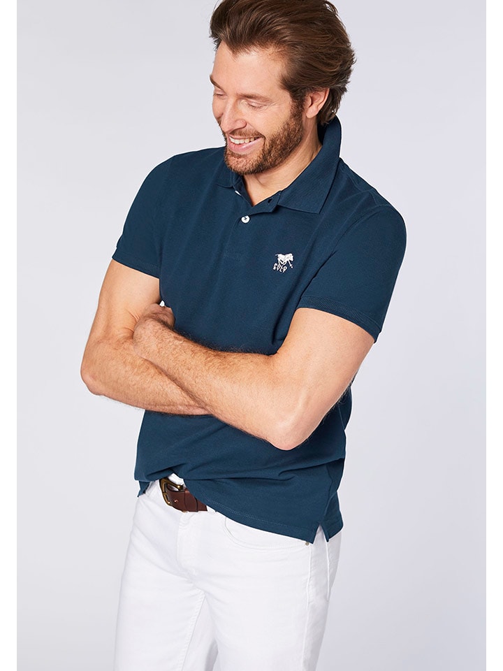 Polo Sylt Poloshirt in Dunkelblau günstig kaufen