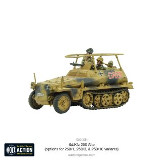 Sd.Kfz 250 (Alte) Half-Track (Options to make 250/1, 250/3 or 250/10 Variants)