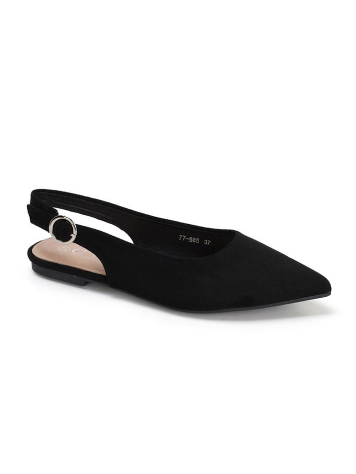 C'M Slingballerinas in Schwarz günstig kaufen