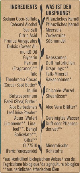 Sante Feste OCEAN DIVE Duschpflege Bio-Aloe Vera & Meersalz Festes Duschgel