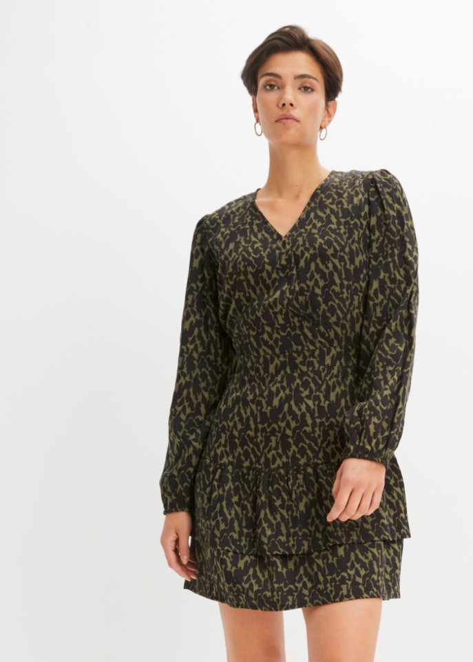 Satin-Kleid aus nachhaltiger Viskose