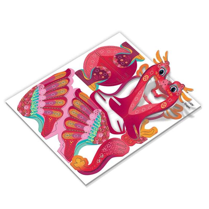 Coffret Animaux déco 3D Diams Fantastiques Crea lign'