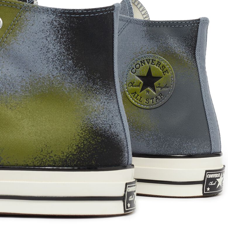 Converse Chuck 70 Spray Paint lunar grey/cyber grey/grassy