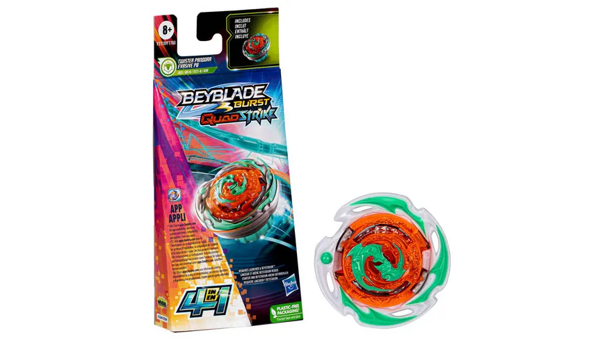 Hasbro - Beyblade Burst QuadStrike Single Pack, 1 Stück, sortiert