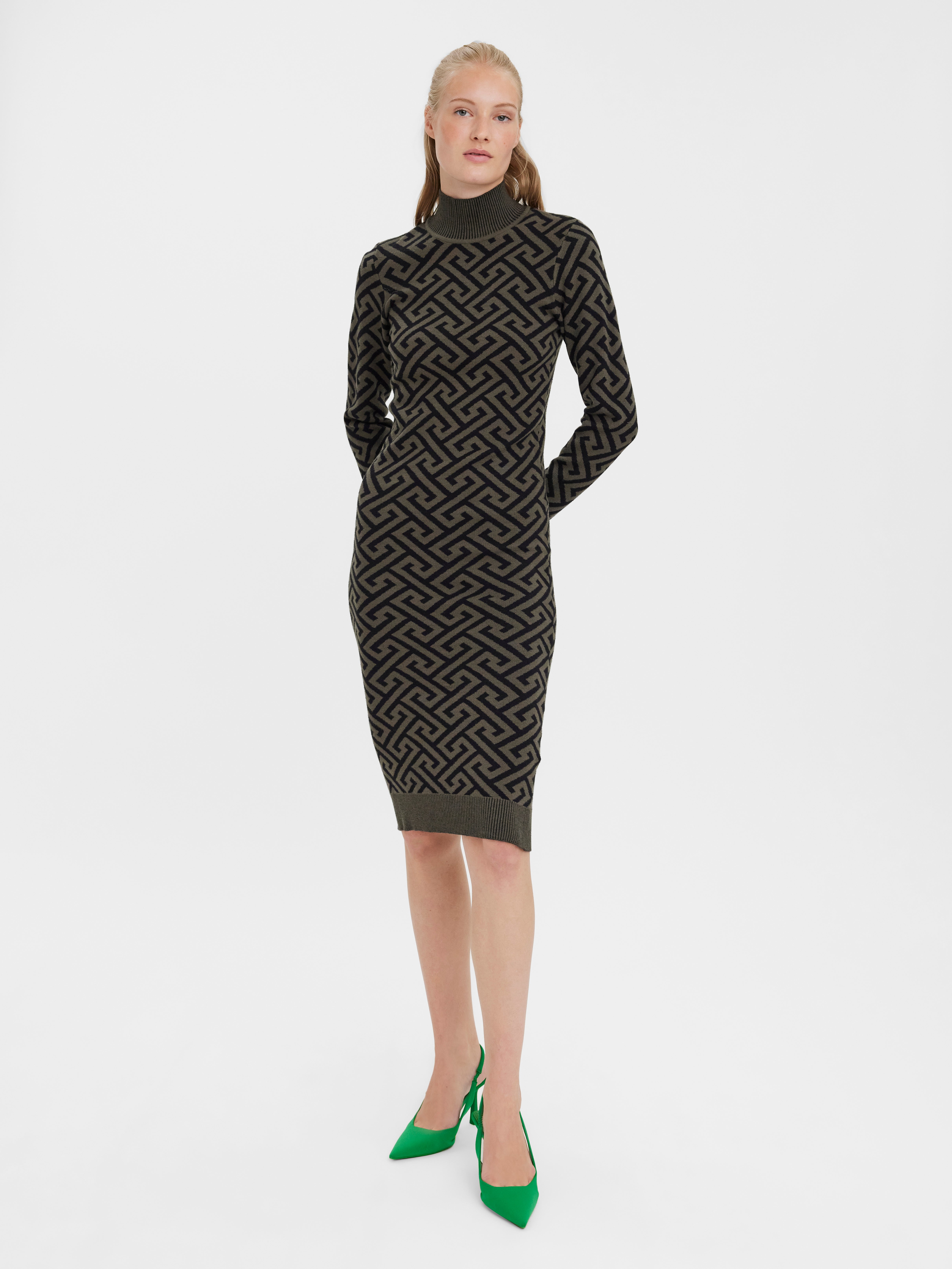 VMARIA Langes Kleid
