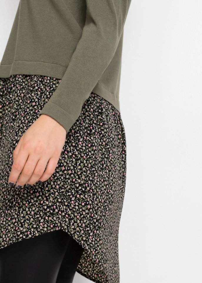 Pullover mit Rockansatz