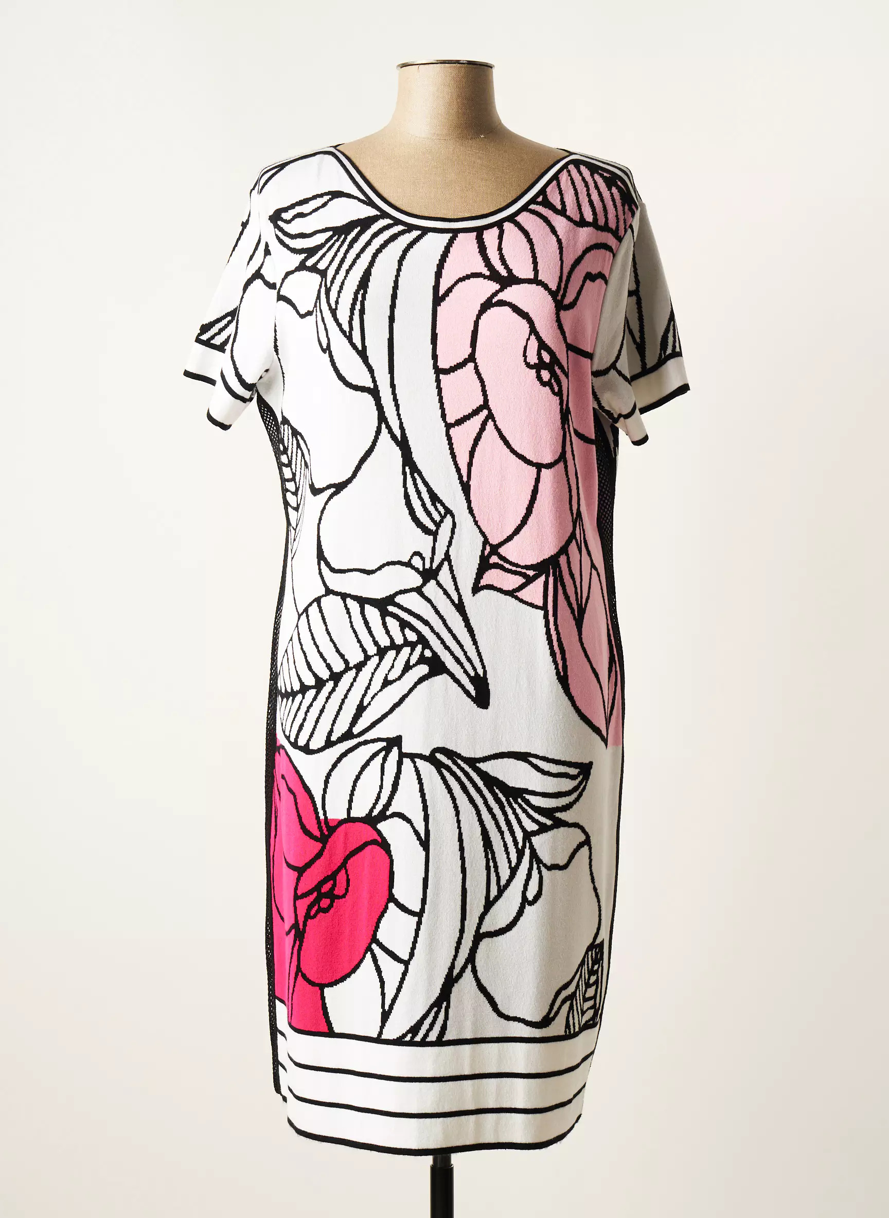 Faber Robes Mi Longues Femme couleur blanc