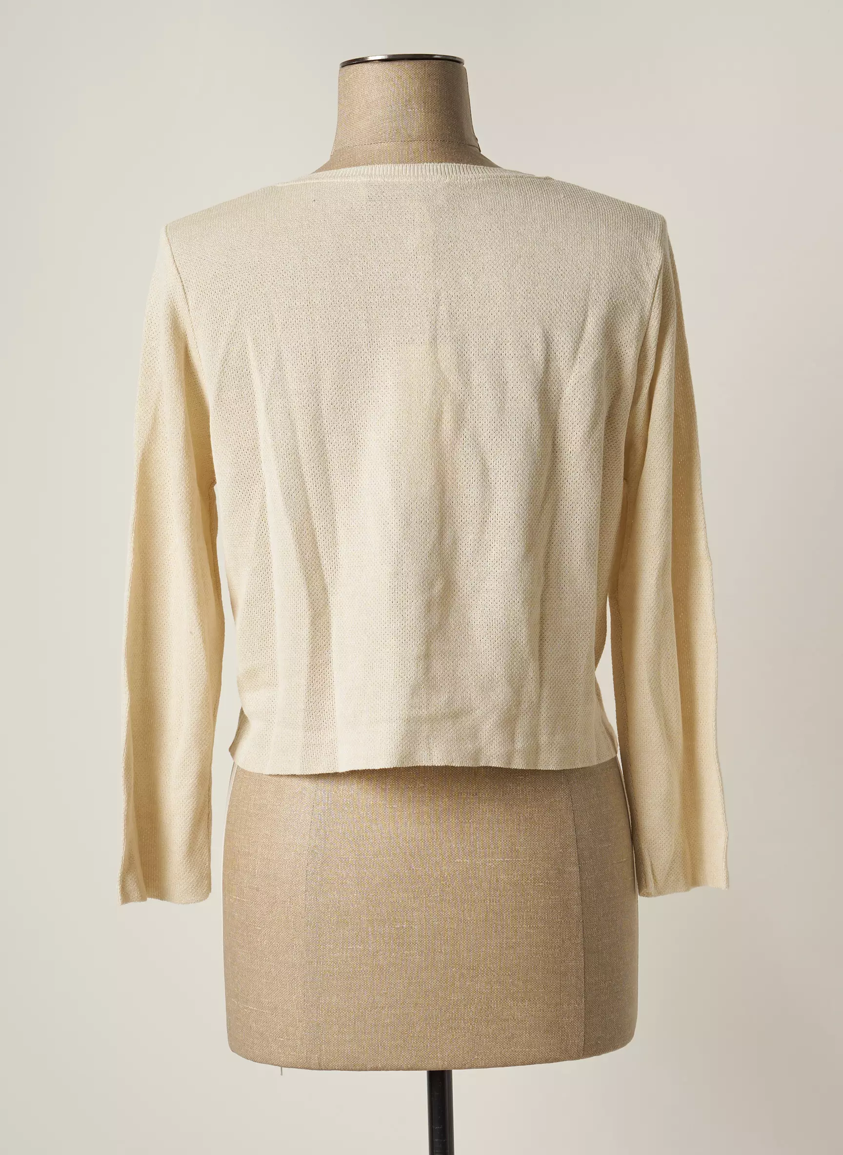 Cristina Gavioli Cardigans Femme couleur beige