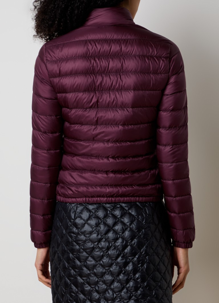 Moncler Lans stepēta jaka ar dūnu pildījumu un kabatām ar atloku