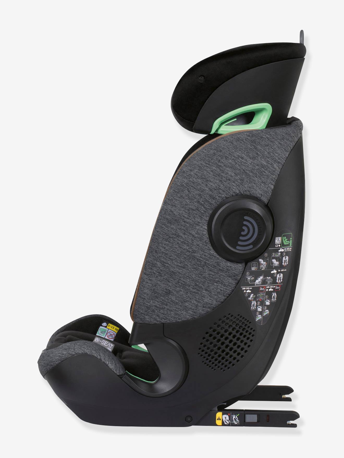 Chicco Kindersitz Bi-Seat i-Size Air CHICCO, 40-150 cm, 0+/1/2/3 - schwarz