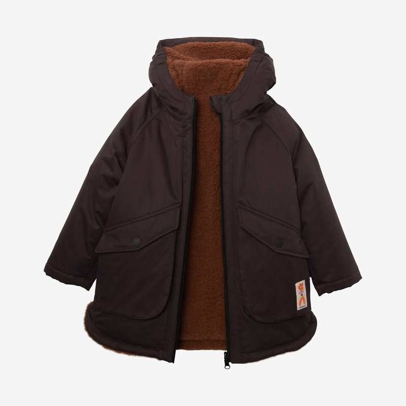 Parka fille fourrée noire Catimini