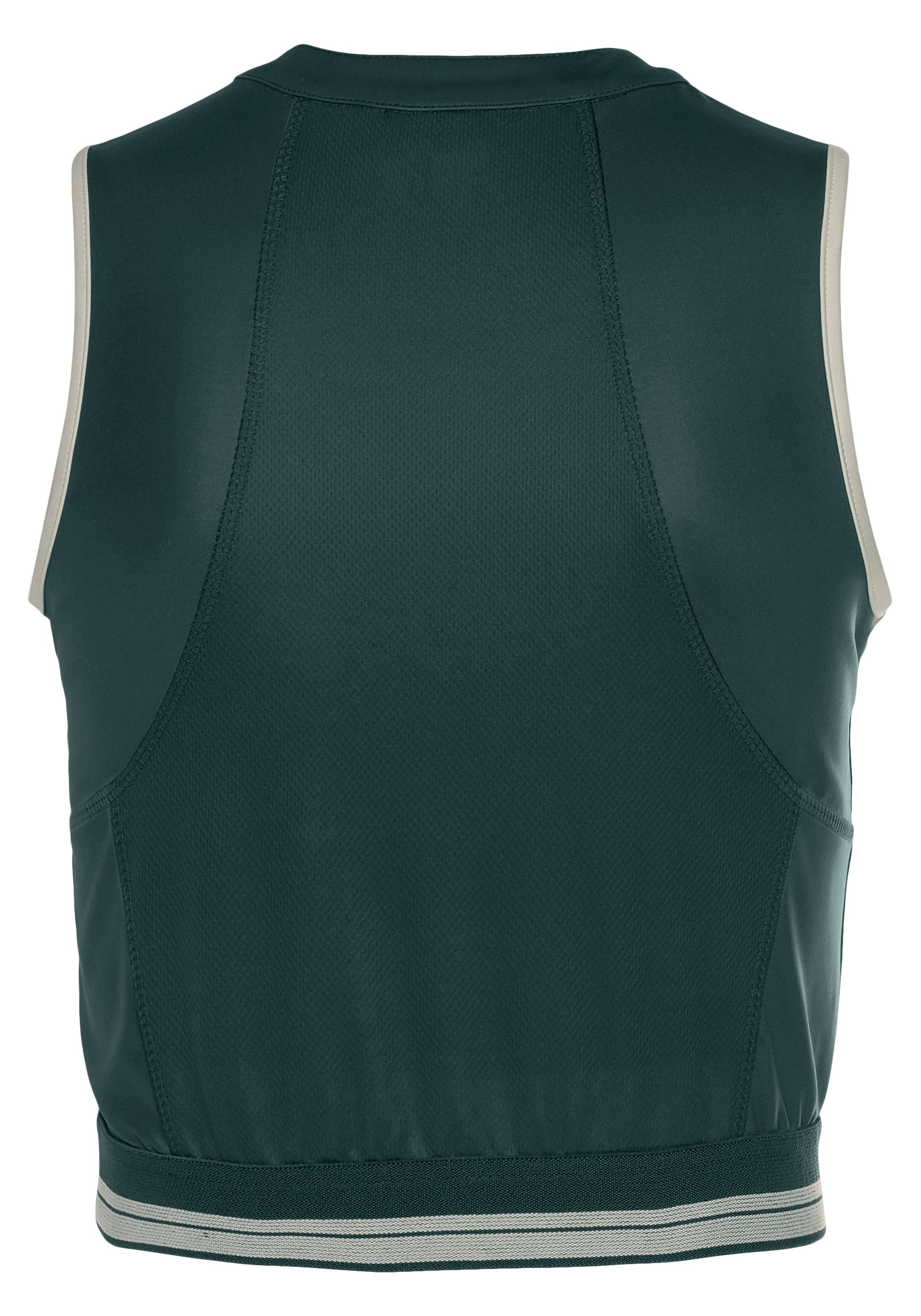 LASCANA ACTIVE Crop-Top Tennis mit Reißverschluss