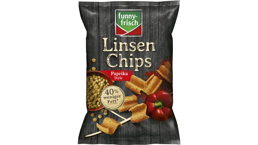 funny-frisch Linsen Chips Paprika Style 90 g