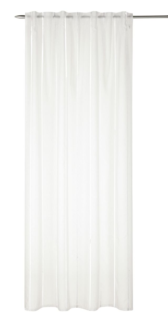 Indes Fuggerhaus Schal verdeckte Schlaufen Agatha Weiß 245 x 135 cm