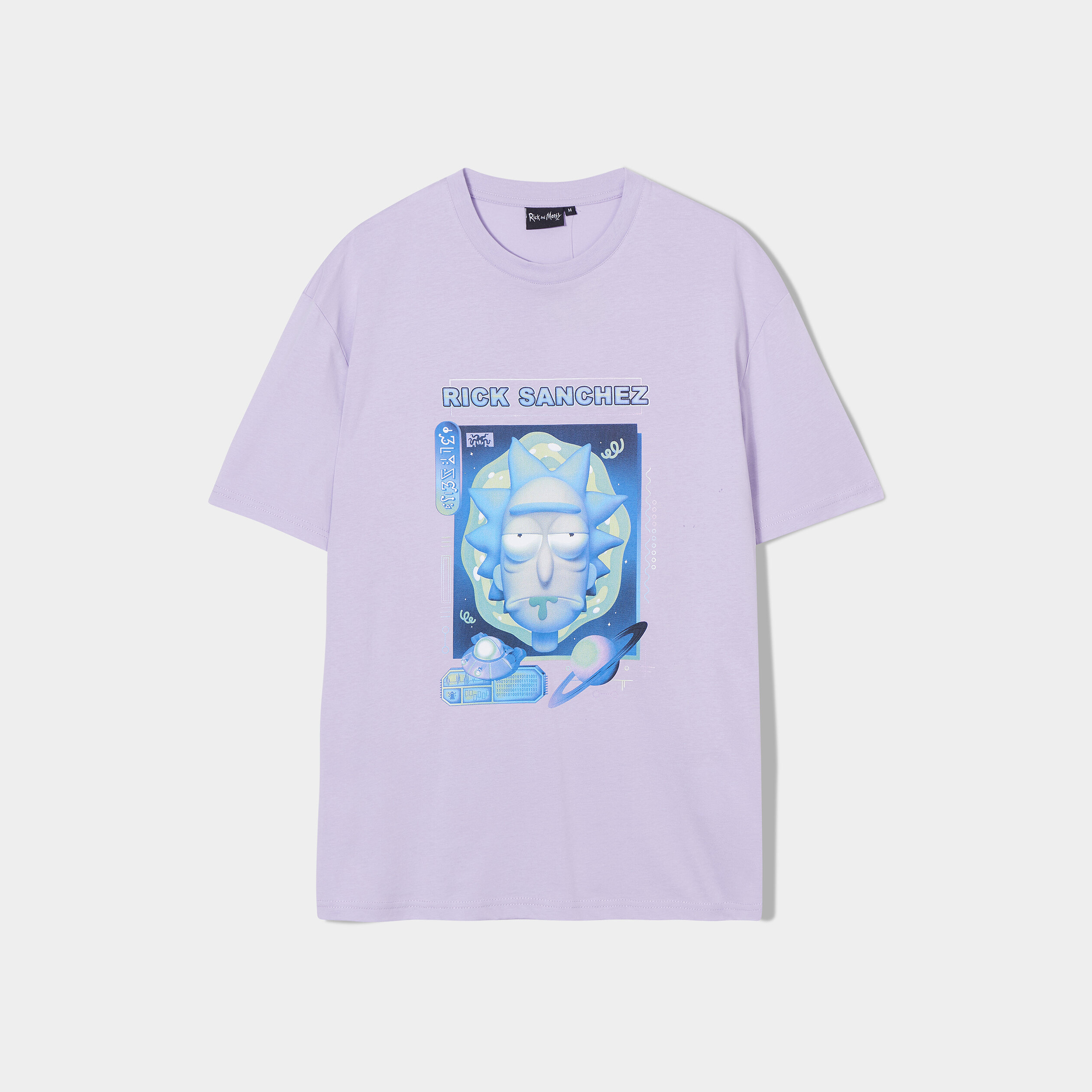 T-shirt manches courtes Rick et Morty violet homme | La Halle