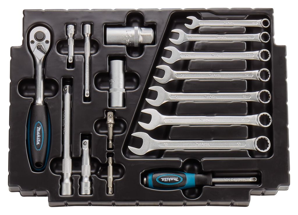 Makita Accessories E-08713 Set ručnih alata od 120 dijelova u M-kutiji