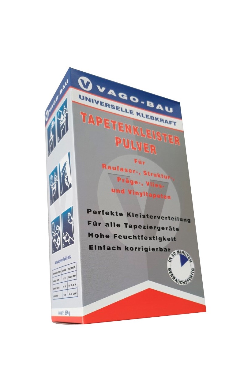 Vago-Tools Malervlies Vlies incl. KLEBER Glasfaservlies 45 g Abdeckvlies 4x 50m²