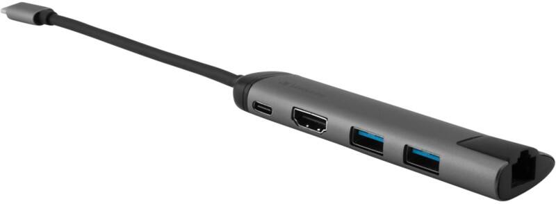 Verbatim Multiport-Hub USB-C Silber