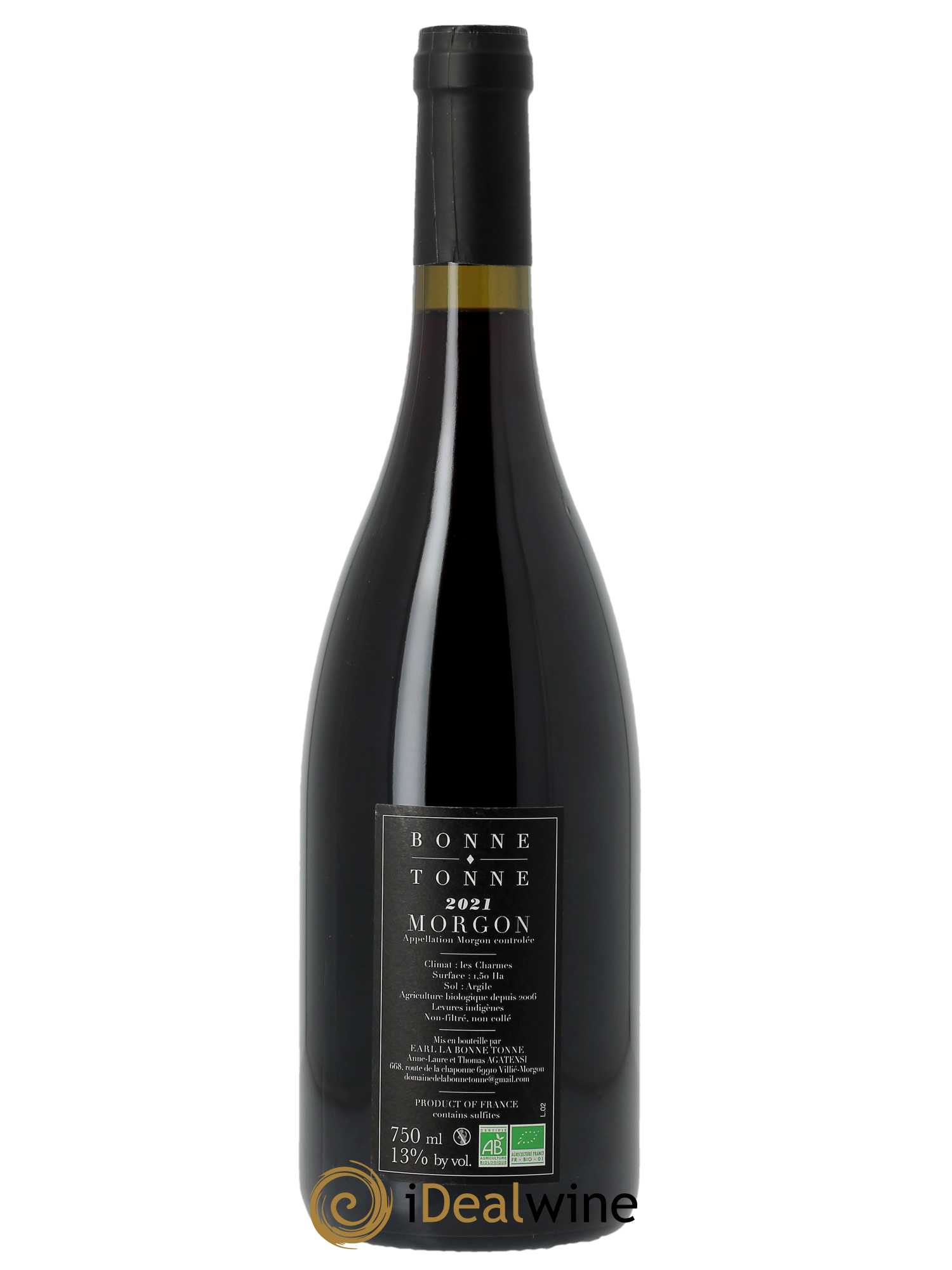 Morgon Charmes La Bonne Tonne  2021 - Lot de 1 Bouteille