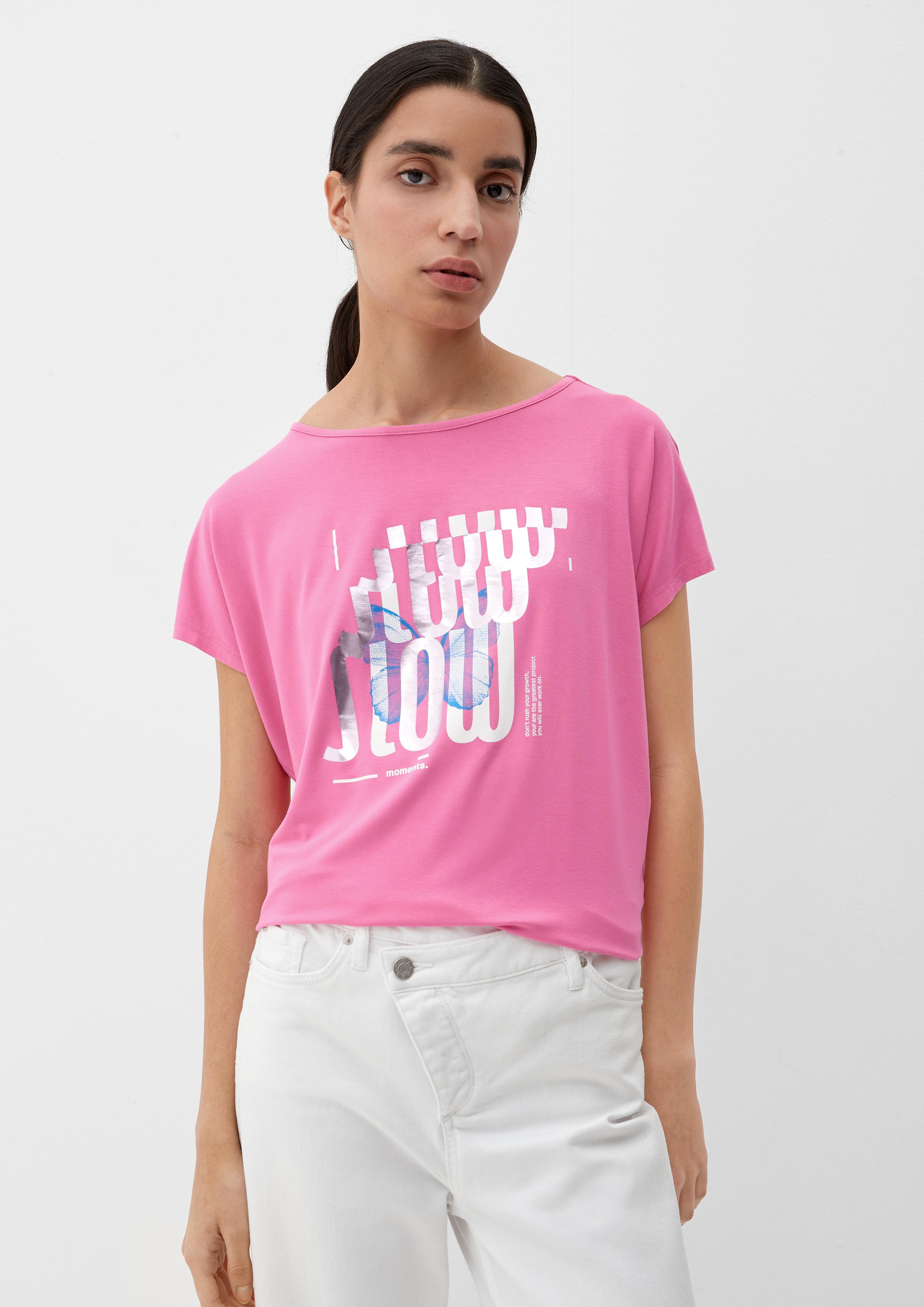 T-Shirt mit Frontprint  2130697-44D0
