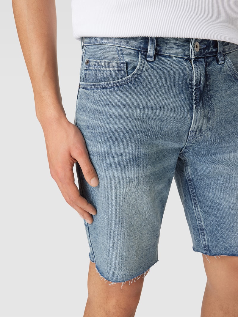 Jeansshorts mit Label-Patch Modell 'Osaka' in jeans
